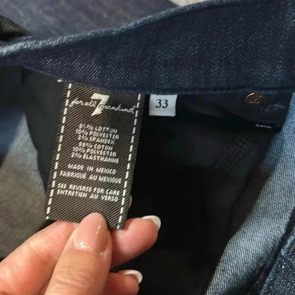 7 for all Mankind, the Slimmy. Size 32. Dark Wash. - Picture 11 of 12